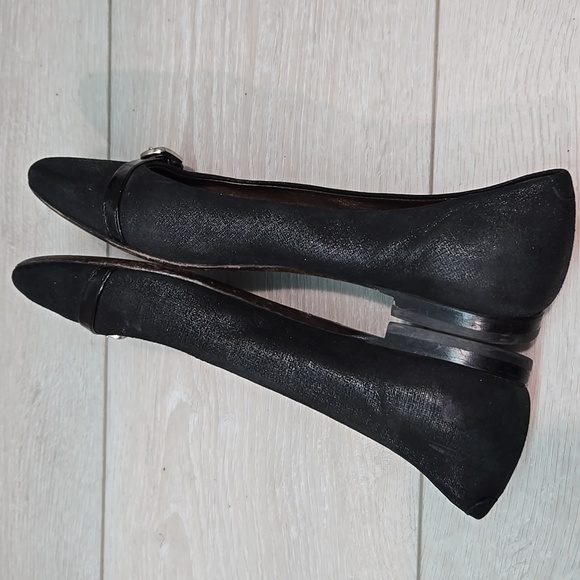 AGL Black Women's Loafers with Buckle Detail The Pointed Toe Shoes Sz 36/6 - Picture 8 of 13